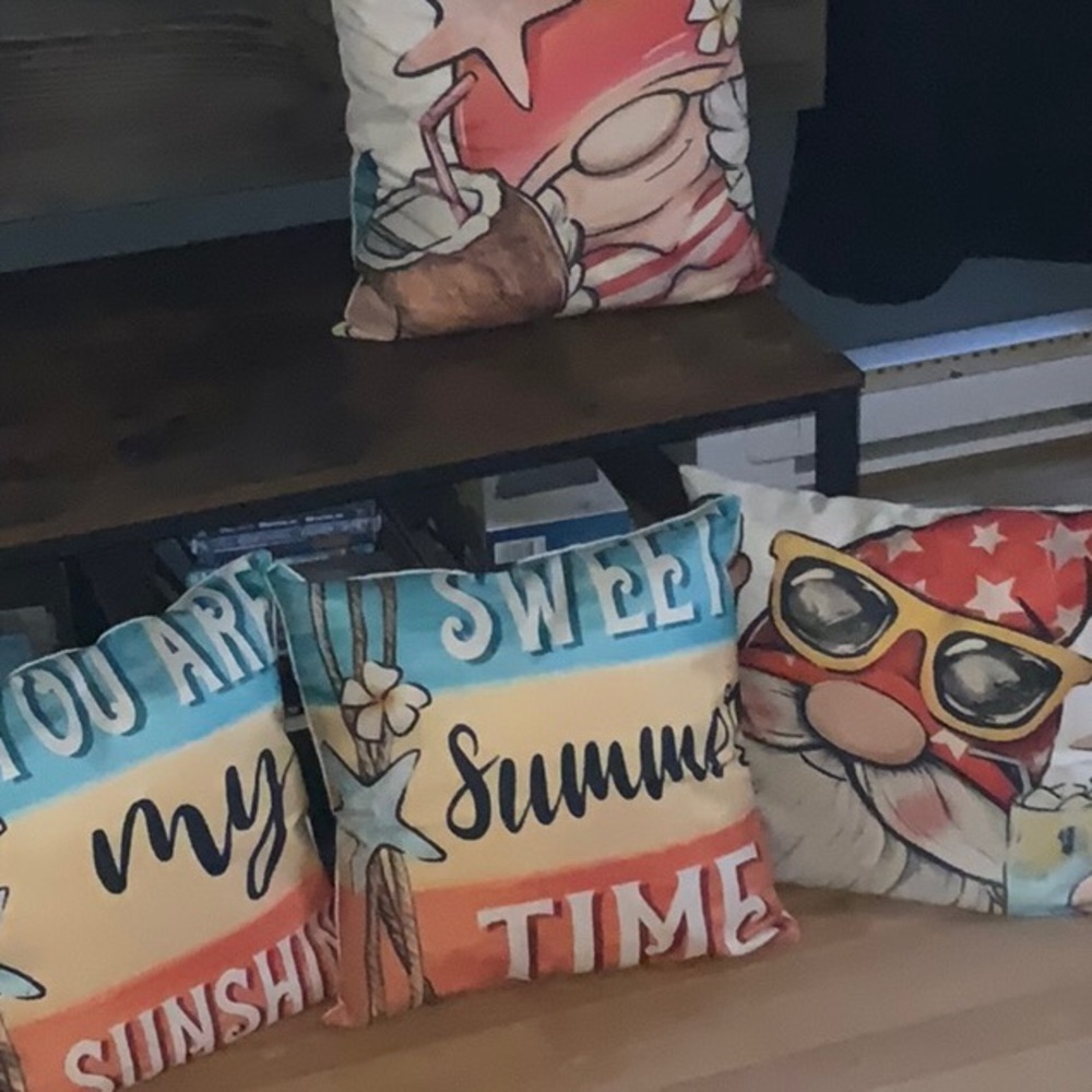 Colorful Summer-Themed Cushions Covers